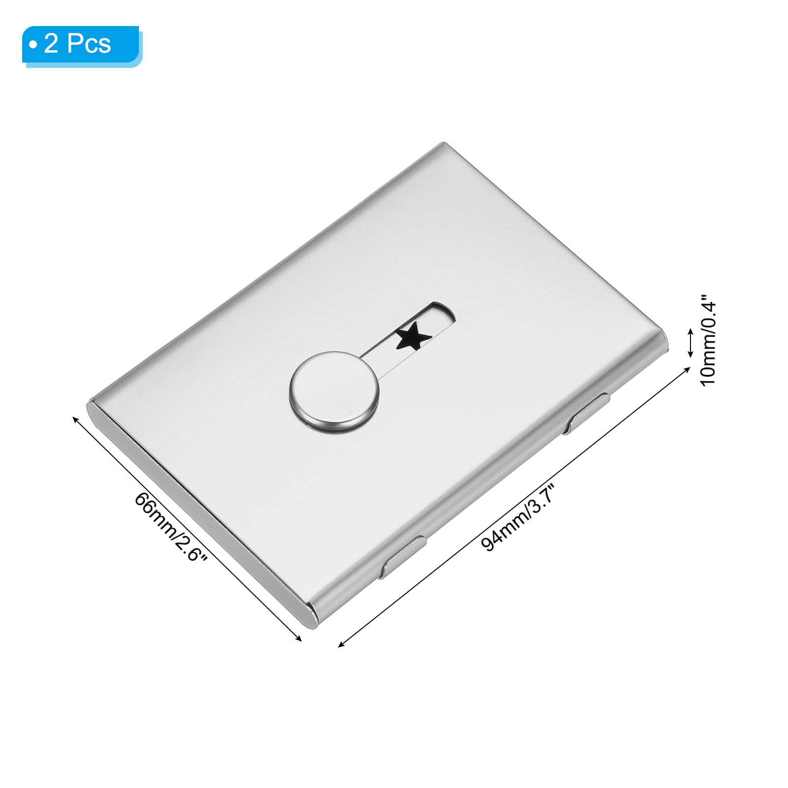 PATIKIL 2 Pcs Business Card Holder - Image 2
