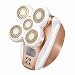 Upgraded Electric Women Hair Remover – Cordless Waterproof Lady Shaver & Bikini Trimmer for Face, Legs, Body, Lips, Armpit – Painless Wet & Dry Razor with LED Display & Safety Lock (Rose Gold)