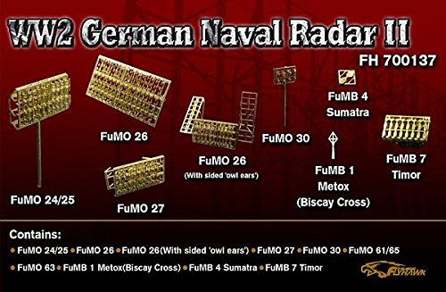 1/350 WWII 独海軍レーダー 2 1/350 WWII German Navy Z-Class