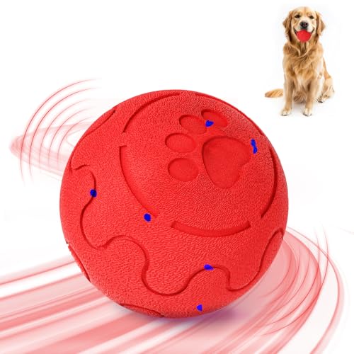 Interactive Dog Ball, Smart Dog Toy for Medium and Large Dogs, Au...
