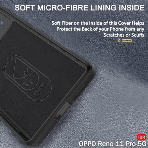 Image of TheGiftKart Liquid Silicon Back Cover Case for Oppo Reno 11 PRO 5G | Shockproof Military Grade Protection | Micro-Fibre Cloth On Inner Side | Anti-Slip Grip Oppo Reno 11 PRO 5G Back Cover