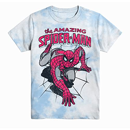 T-shirt tie-dye Spiderman pour homme Marvel Amazing Spidey