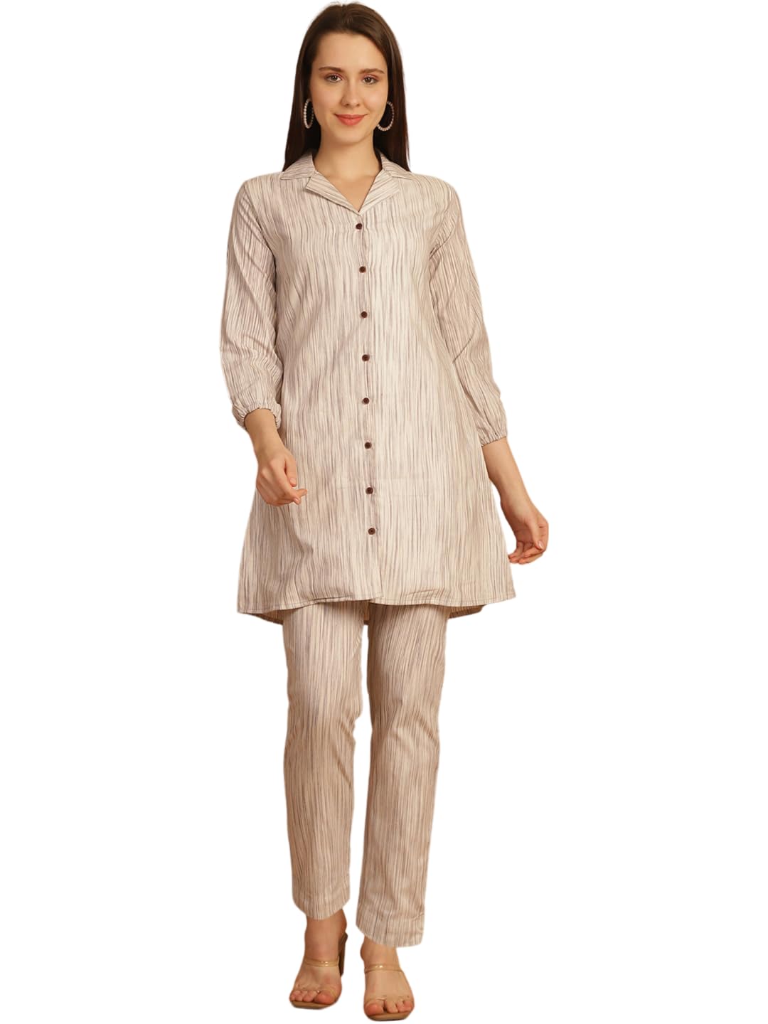 enchanted drapes Multicolor Printed Women's Cotton Women's Set-picture-10