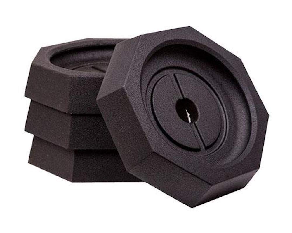 SnapPadOrigen RV Accessories RV Permanently Attached Leveling Jack Pad for 10 inch Octagonal Metal Feet (EQ Octagon 4 Pack)