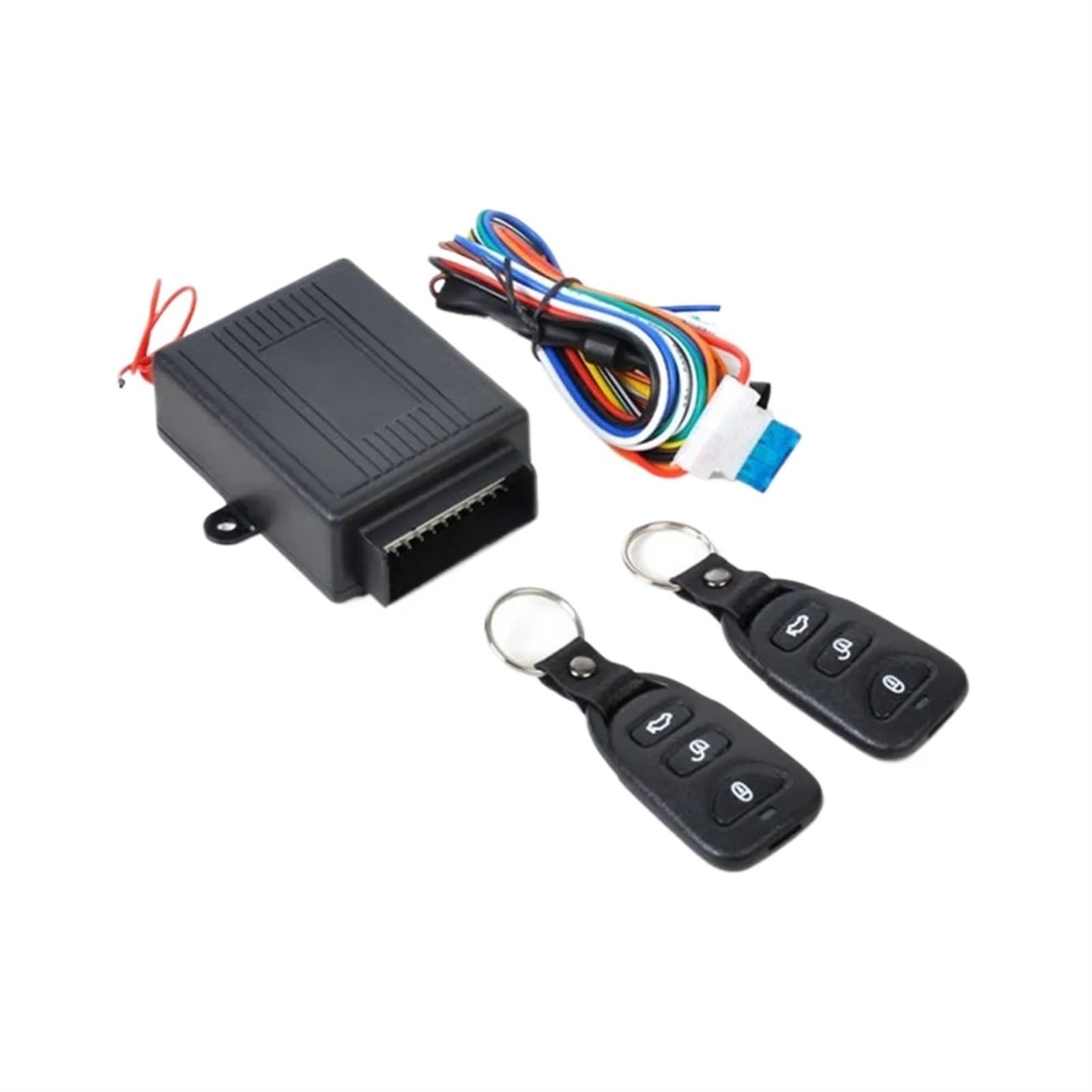 Kit de Cerradura Puerta Universal for Coche, Sistema Entrada sin Llave, Cierre Centralizado con Control Remoto, 12V