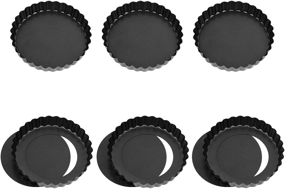 Silikon Mini Tarteformen - 12 Stück Antihaft Backformen Für Törtchen