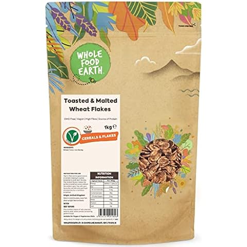 Wholefood Earth Toasted Malted Wheat Flakes 1 kg Cover