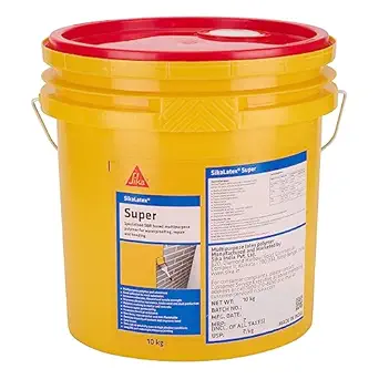 SIKA - SikaLatex Super - Specialised SBR based multipurpose polymer for waterproofing, repair and bonding - Reduces cracking - Easy to use - 10kg