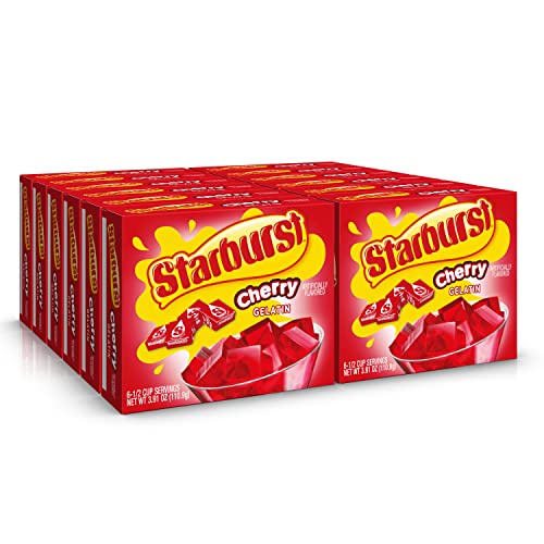 Starburst Gelatin - Cherry, 12Count