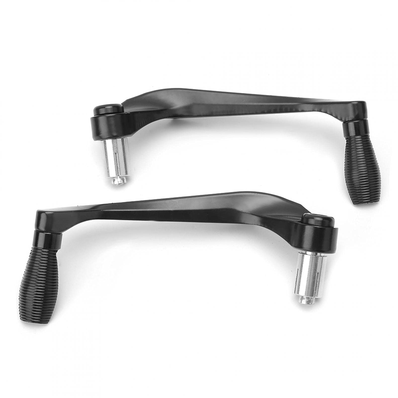 Protector de manillar, par de palancas de embrague de freno de motocicleta, protector de protección negro con excelente rendimiento para manillar de apertura de 0,9 pulgadas