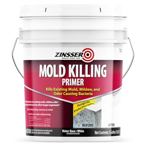 Zinsser 12-Pack of 5 gal 276088 Mold Killing Primer White Water-Based Mold Killing Primer
