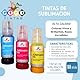 GOODTINTAS Sublimationstinte 440 ml, kompatibel mit EP-Druckern Ecotank Supertank Serie 102 104 zur Übertragung von Wärmepressen in Tassen, Handyhüllen, T-Shirts, Taschen usw.