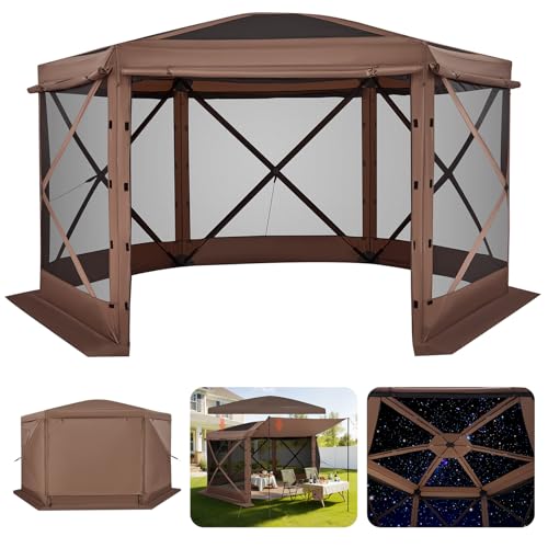 VEVOR 12x12 Pop Up Screen Gazebo