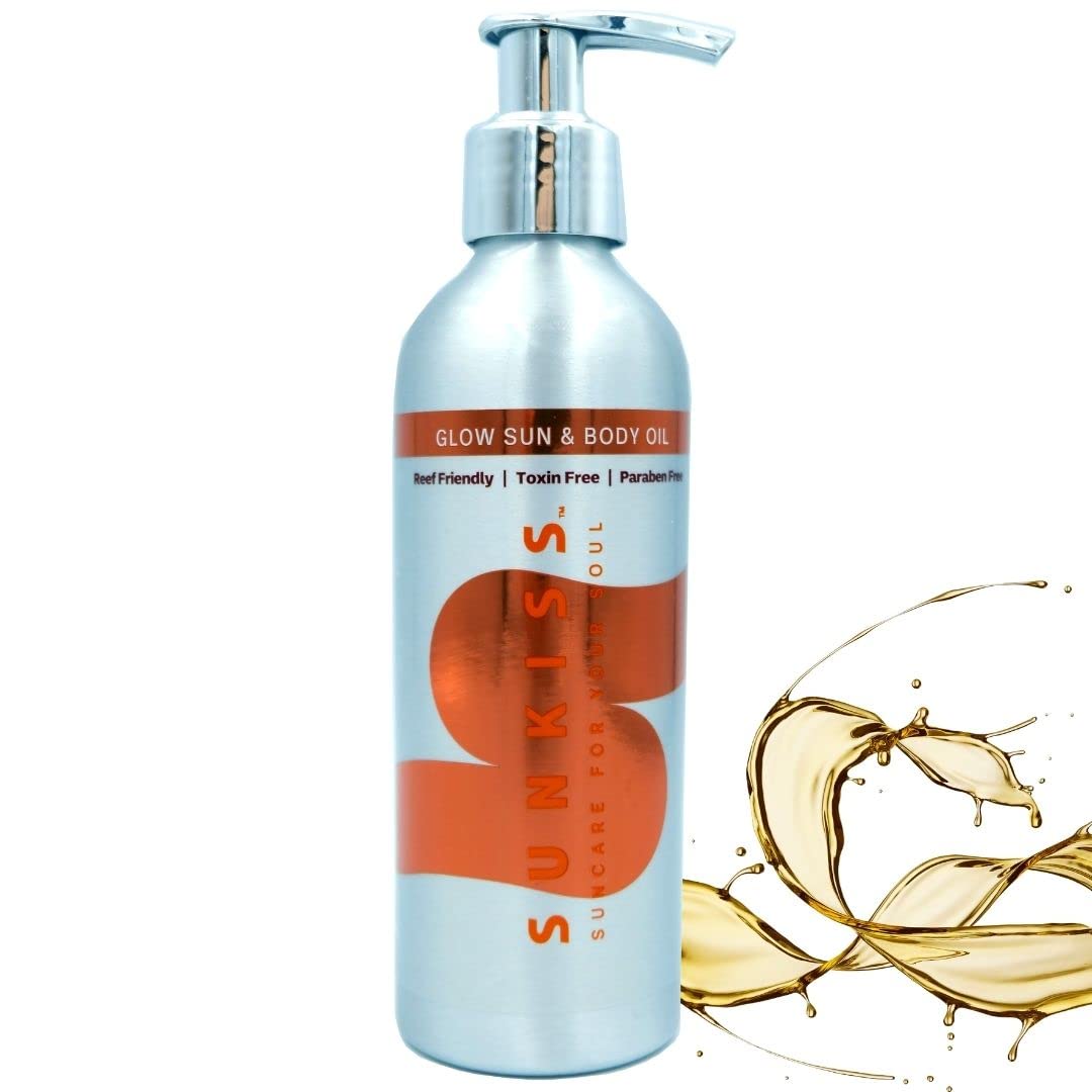 SunKissGLOW Sun & Body Deep Tanning Oil