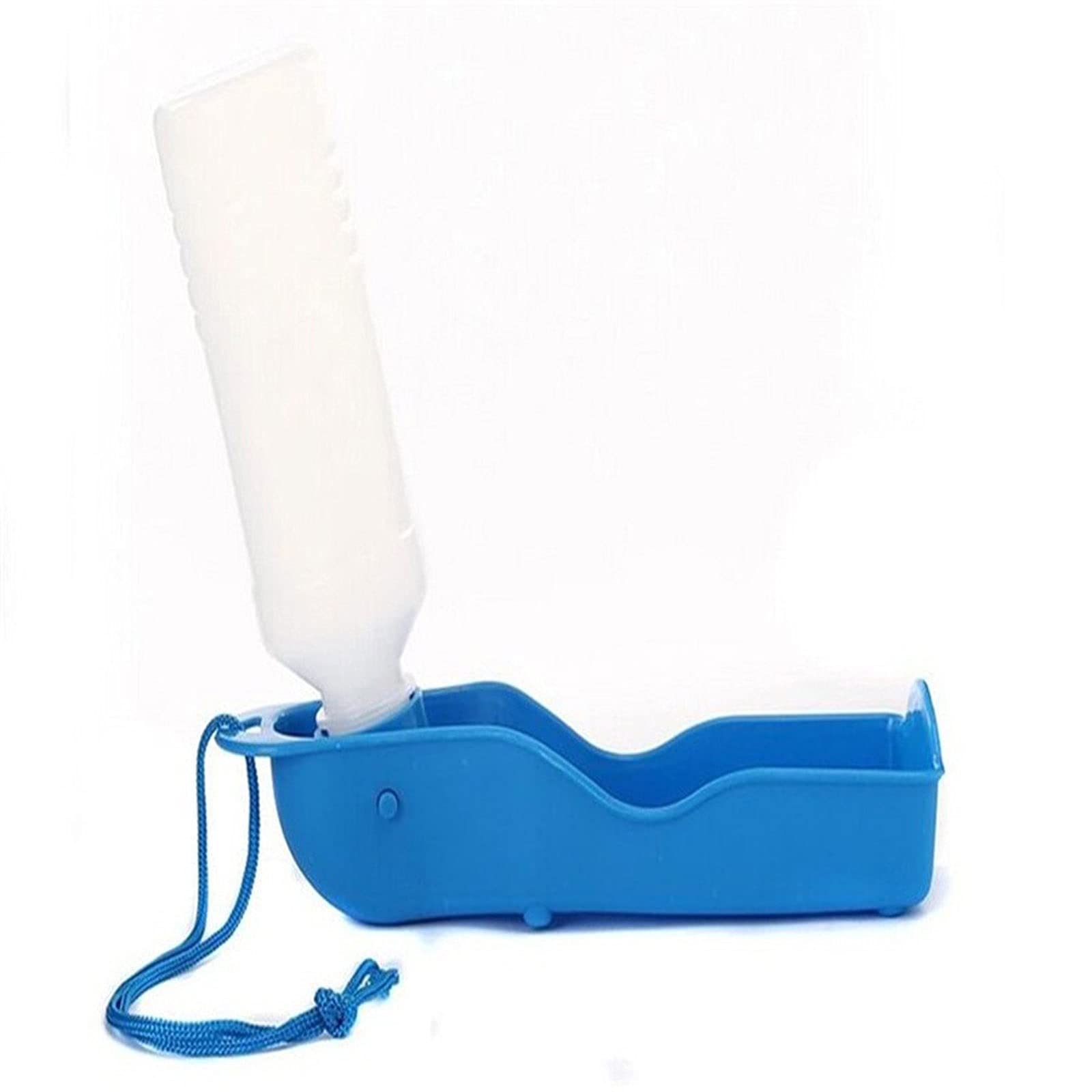 RTHGTFGW Comedero Perro Dog Pet Travel Agua Botella Agua Dispensador Plástico Plástico Cat Botura Alimentador Portátil Al Aire Libre Perrito Puppy Bowder 500ml (Color : Red)