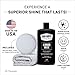 CAR GUYS Liquid Wax | Superior Carnauba Shine with Durable Polymer Sealant Protection for all Paint Colors | Excellent Black Car Wax | 16 Oz Car Waxing Kit