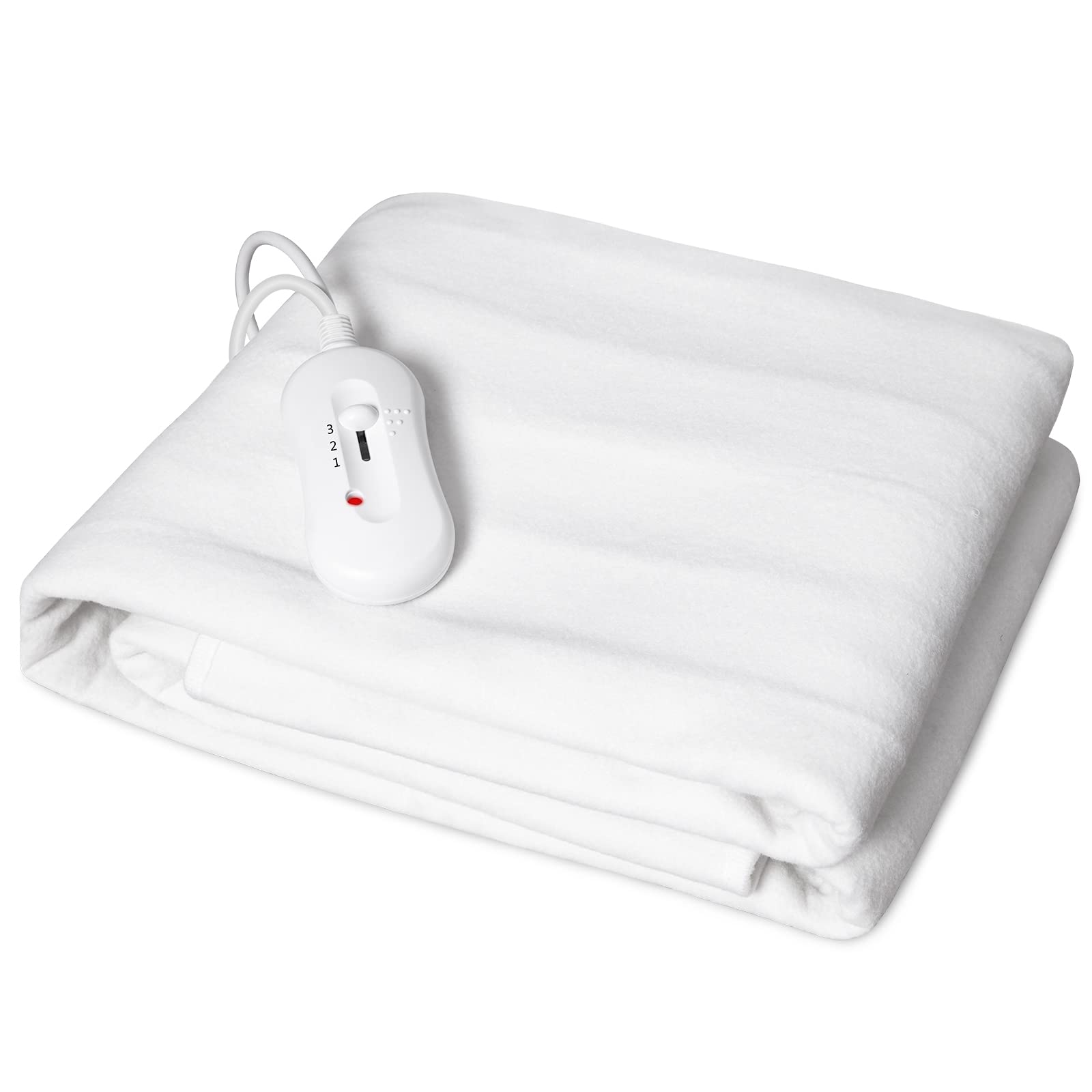 Venustas Coperta Elettrica, Scaldaletto Singolo 150 x 80 cm, Coperta Termica, Basso Consumo Temperatura Personalizzata, Controllo della Coperta Elettrica con 3 Temperature