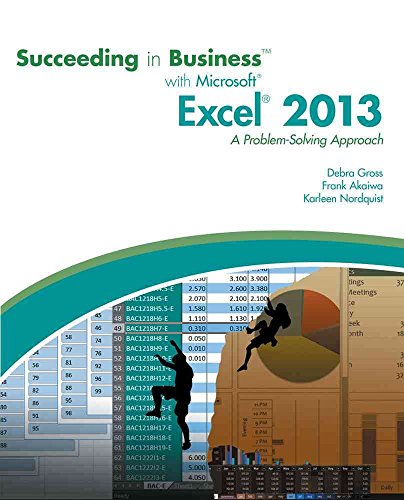 [(Succeeding in Business with Microsoft Excel 2013 : A Problem-Solving Approach)] [By (author) Frank Akaiwa ] published on (September, 2013)