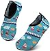 SAGUARO Badeschuhe Kinder Kleinkind Strandschuhe Schwimmschuhe Wasserschuhe Jungen Mädchen Aquaschuhe Barfußschuhe für Strand Schwimmbad(070 Mehrfarbig,24/25 EU)