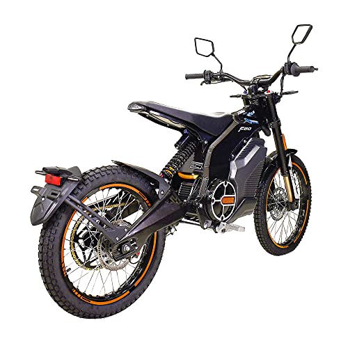 M MASSIMO MOTOR Caofen F80 Electric Dirt Bike for Adults, 8000W 53 MOH, Powerful Dirt Bike, 50A Battery, Max Load 220 Electric Motorcycle, Professional and Unique Design (Black) - Thumbnail 4