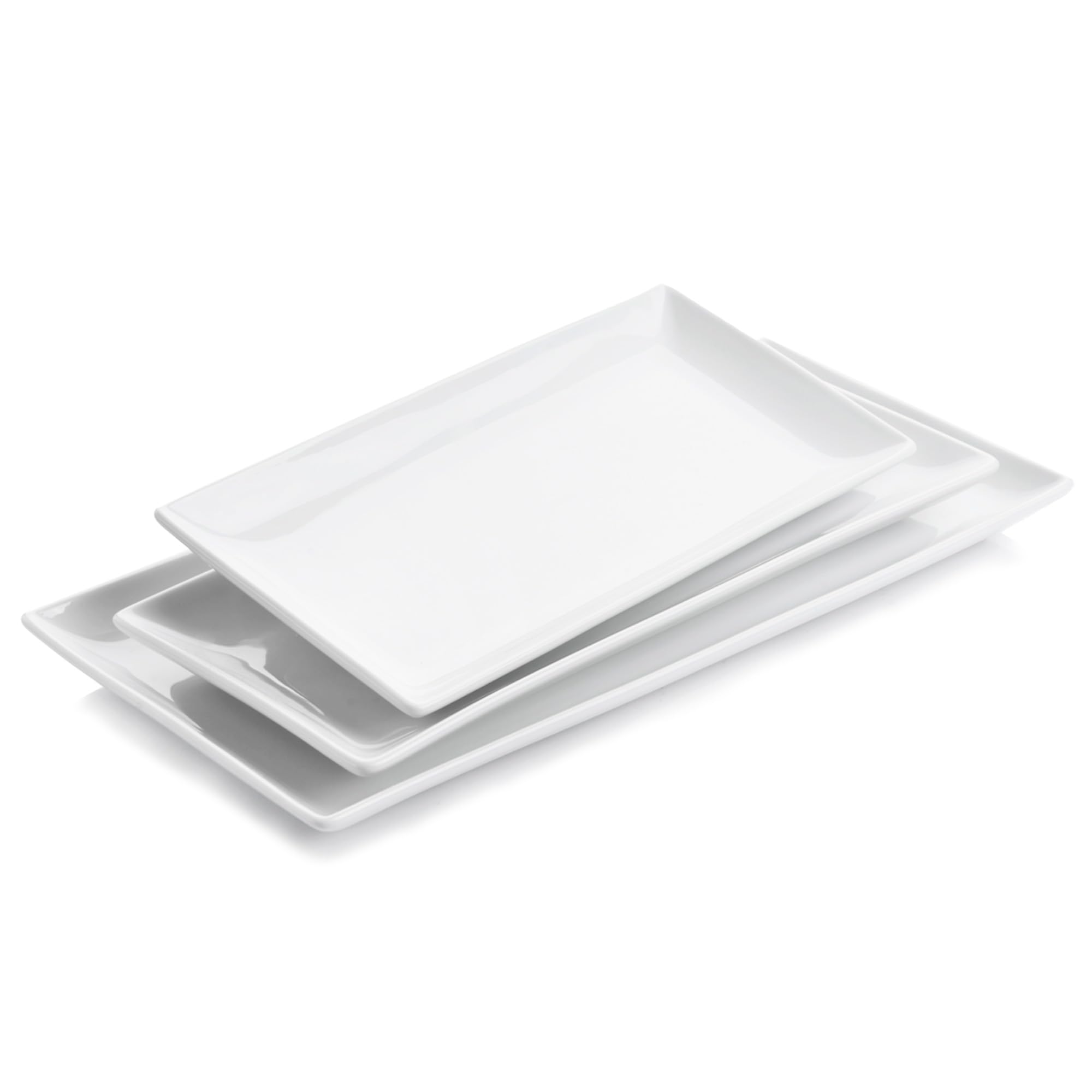 WishDeco Serving Platters Set of 3, Large Serving Trays 16/14/12 Inch