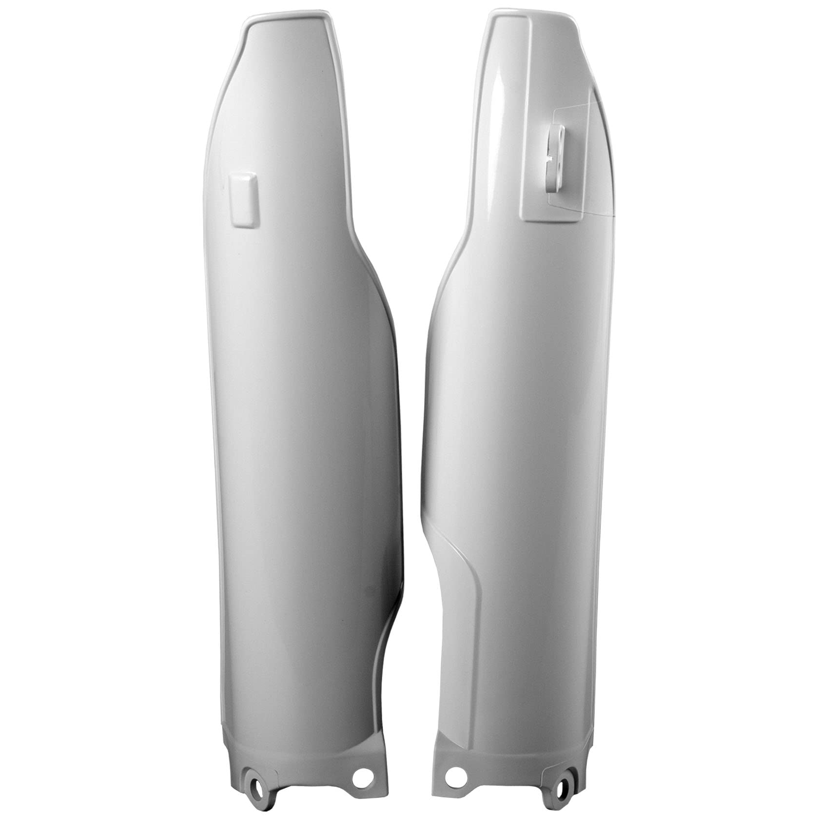 Polisport 8351200001 - Set Di Protezioni Forcella In Polipropilene Antiurto Senza Bulloneria Compatibile Con Le Moto Kawasaki In Colore Bianco-image