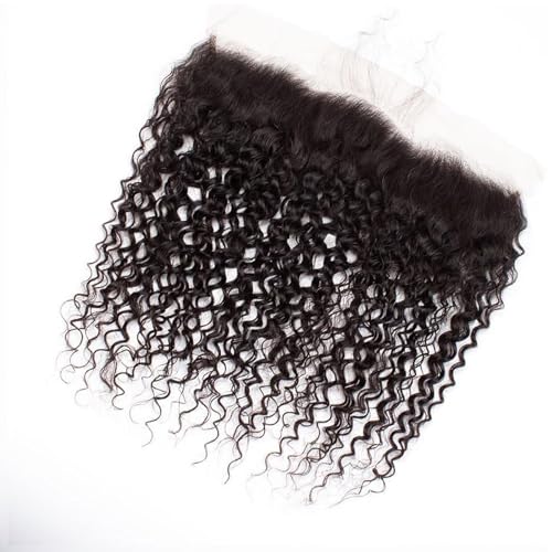 20 Inch 13x4 Ear To Ear Kinky Curly HD Lace Closure 13x4 Closure Remy Brazilian Human Hair 13x4Kinky Curly Lace Closure 180% Density Natural(13x4 Kinky Curly, 20 Inch) — view 5