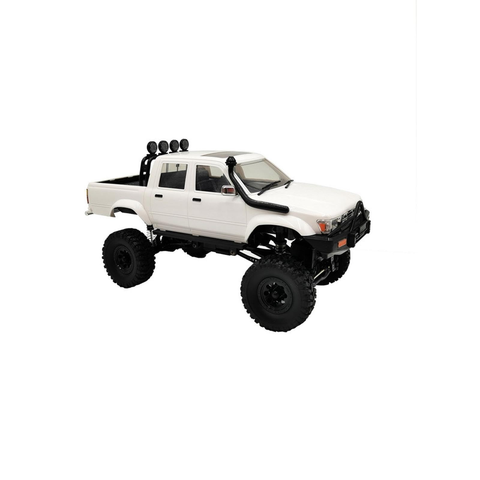 Coche Teledirigido -1 a Escala 1:16, Todoterreno Eléctrico 4x4, 10 Km/h, Recargable, de Alta Velocidad, para Barro, Piedras, Y Playa, 2 baterias