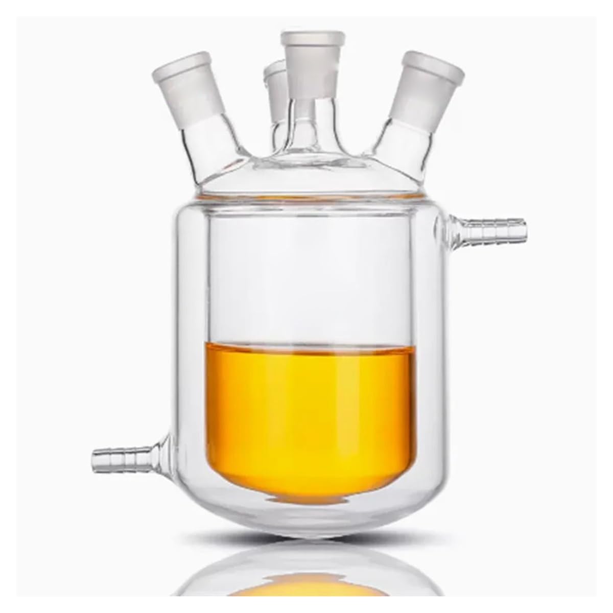 Reactor de doble camisa de 50-10000 ml, matraz de reacción de cuatro bocas, vaso de precipitados de vidrio for laboratorio(100ml)