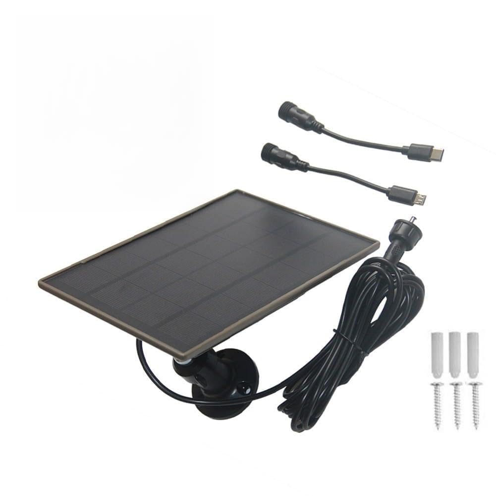 Cargador de cámara de sendero solar que evita apagones con su batería de 6000 mAh