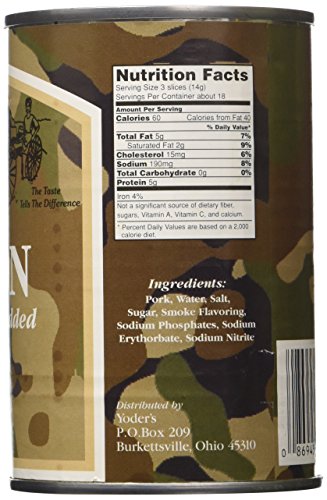 Yoders Canned Fully Cooked Bacon, 9 Ounce