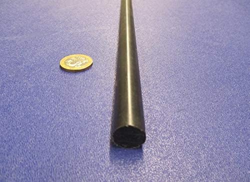 Miniatura 2 de Varilla redonda POM de acetal negro de 0.562 pulgadas (916 pulgadas) de diámetro x 4 pies de longitud, 4 piezas de 16 pies en total