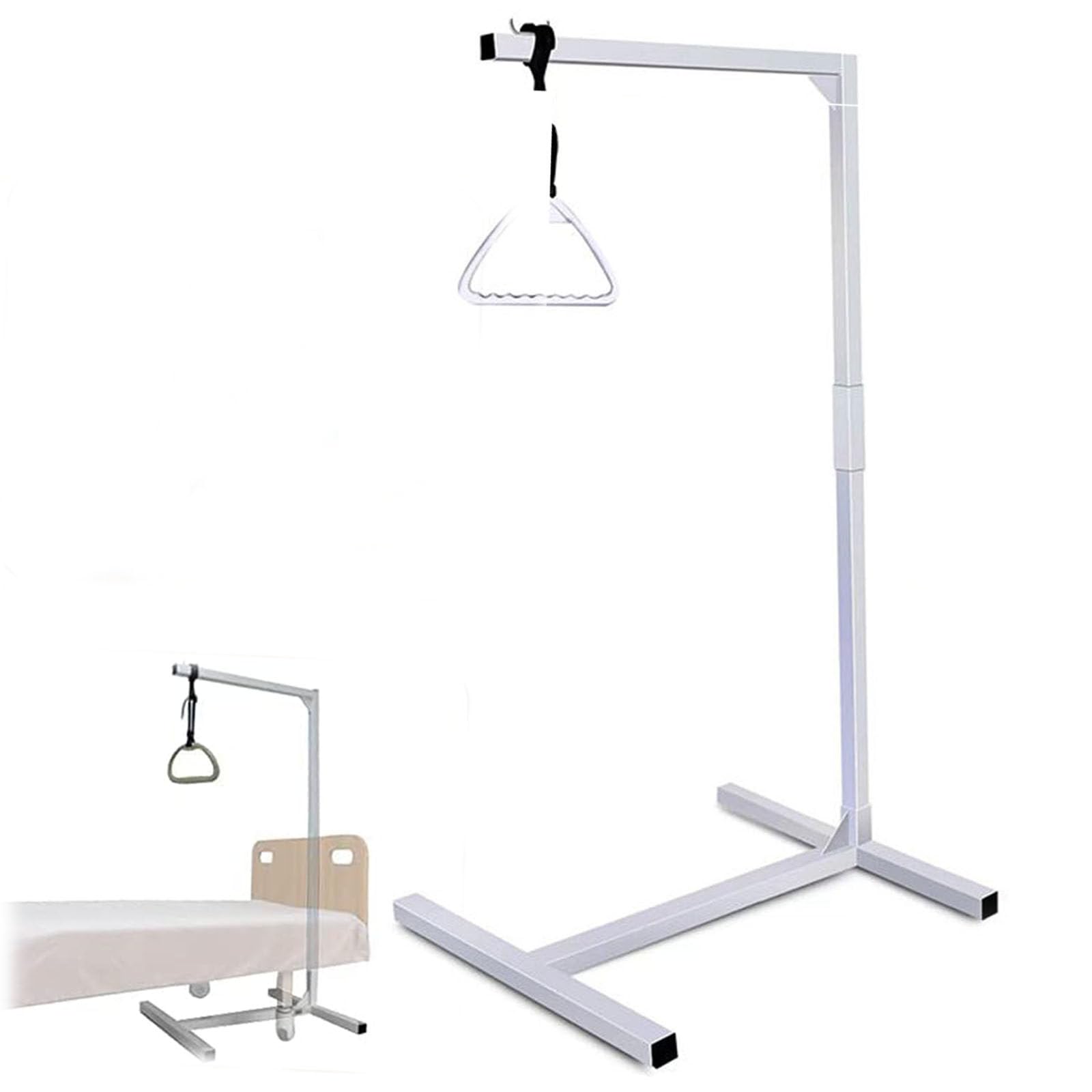 La Gente de La Cama de Pie Levanta La Barra de Trapecio del Dispositivo Auxiliar for La Movilidad de La Cama,Cama de Pie,Personas Discapacitadas,Dispositivo Auxiliar,Barra Trapecio