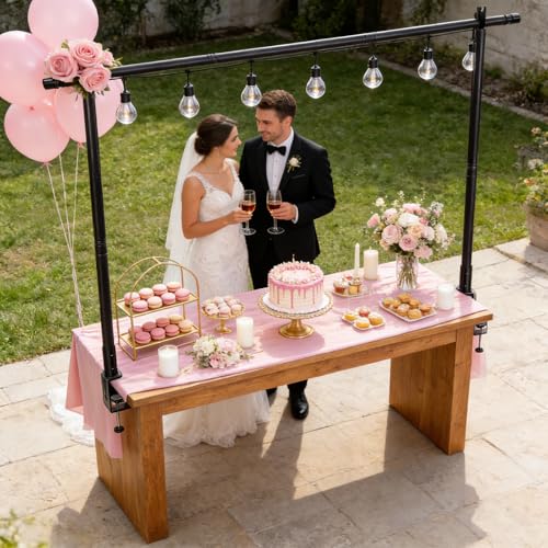 Support de tringle de table extensible pour arche de ballon et mariage - 8