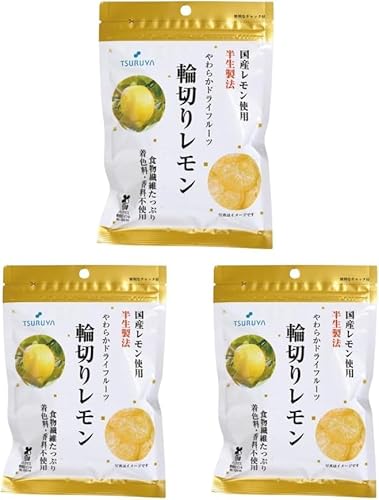 ツルヤ やわらかドライフルーツ 輪切りレモン 47g×3袋 信州限定のサムネイル