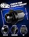 Orion Motor Tech M12x1.5 Lug Nuts with Mag Seat, 13/16