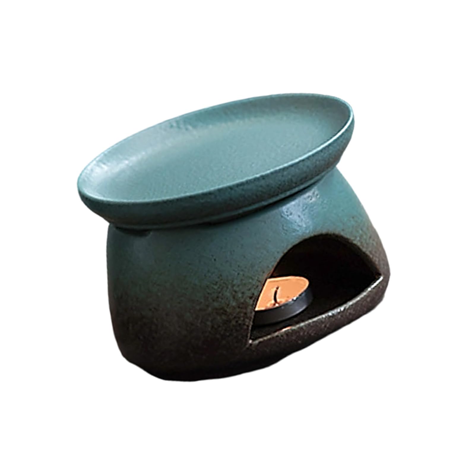 Buxuaaaa Blue Essential Oil Burners Waxes Melt Burners Aromatherapys Holder Ceramic Oil Diffuser Tealight Holder Decorations Ceramic Tealight