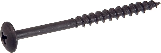 Tornillos para gabinete de madera Hillman 10 x 2-1/2, cabeza tipo truss, punta Phillips miniatura 2