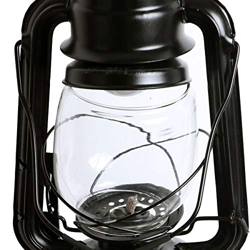Zjztd Kerosene Wall Sconce Plug In Lantern Wall Lamp E27 Metal Glass Shade Living Room Bedroom Bedside Hotel Lamp (Color : Black) #TOP5