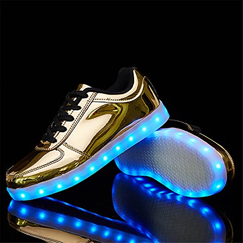 Image of SANYES LED Light Up Shoes for Women Men, Low-Top USB Rechargeable Glowing Sneakers, Luminous Dancing Shoes for Party Sports