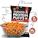 Shrewd Food Protein Puffs - High Protein, Low-Carb, Gluten-Free, Health Conscious Snacks, Keto Snacks, Non GMO, Soy-Free, Tree Nut Free, Peanut-Free, Never Fried - Nacho Cheese, 0.74 Oz (Pack of 8)