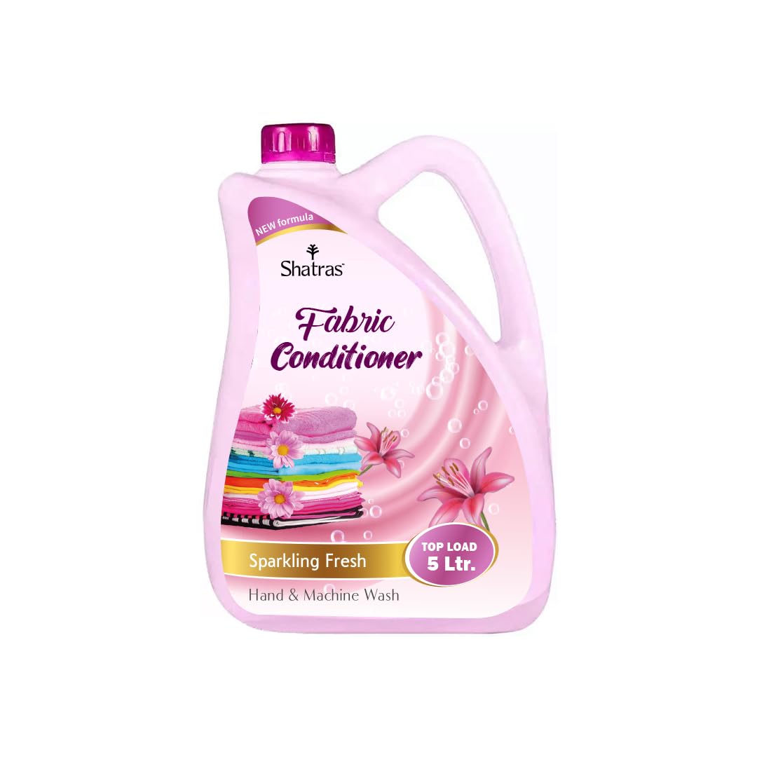 Eco-Friendly Fabric Conditioner, After Wash Liquid Fabric Softener,Softness, Shine & Long Lasting Freshness, Non Toxic -Pink Lily, 1 Count