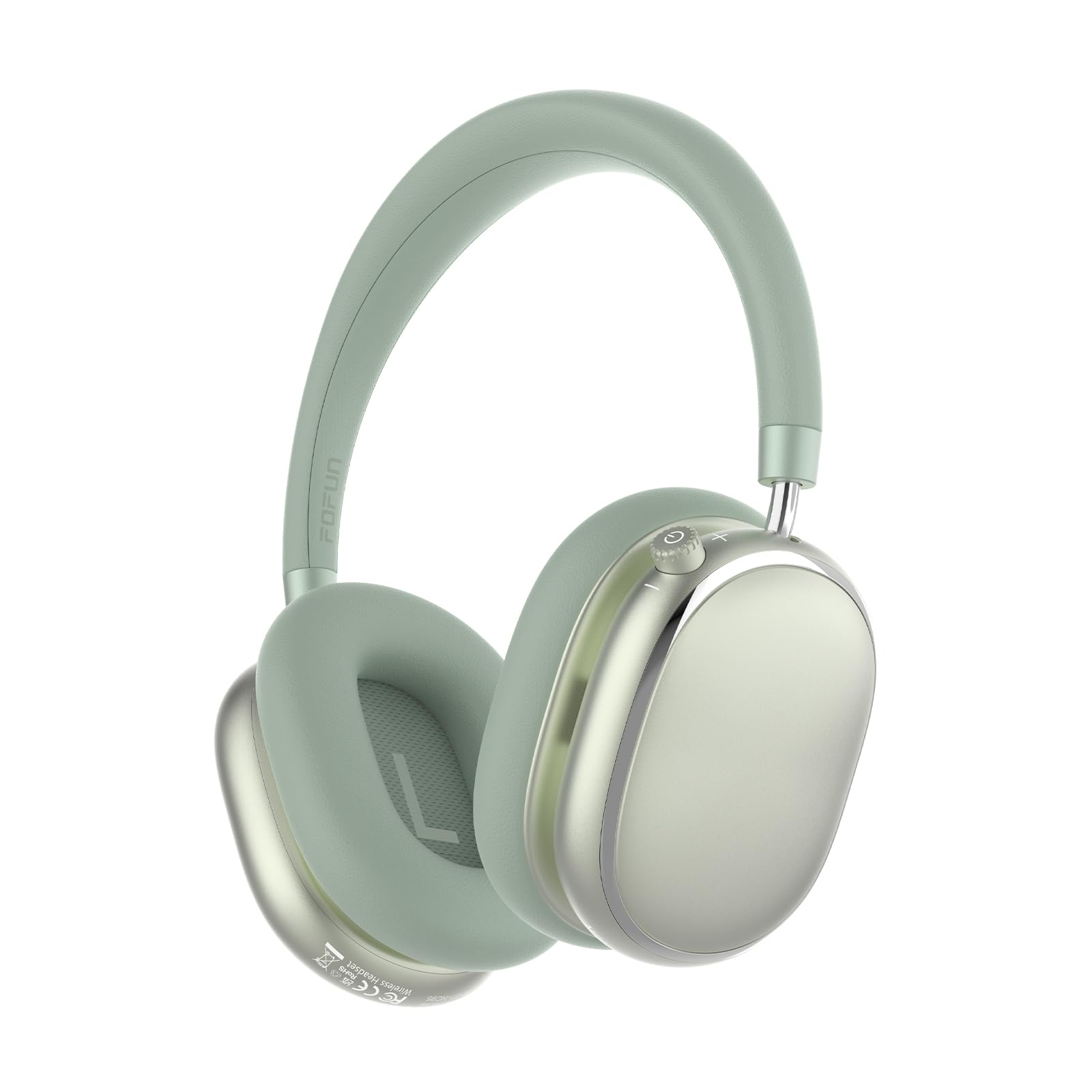 NC95 Hybrid Active Noise Cancelling Headphones with Knob Control 120H Playtime Over Ear Headphones Wireless Bluetooth 6 0