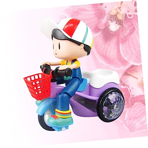 ORFOFE Boys and Girls Tricycle Toy Tricycle for Boys Colorful Creative Intelligent Toy Cart Random Color