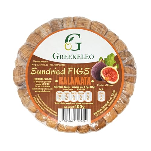 PREMIUM SUNDRIED KALAMATA FIGS 400GR
