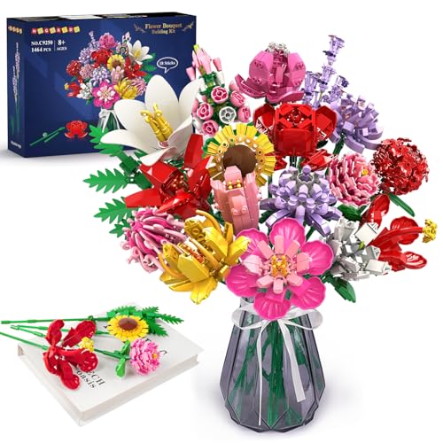 HOGOKIDS Flower Bouquet Set for Adults -...