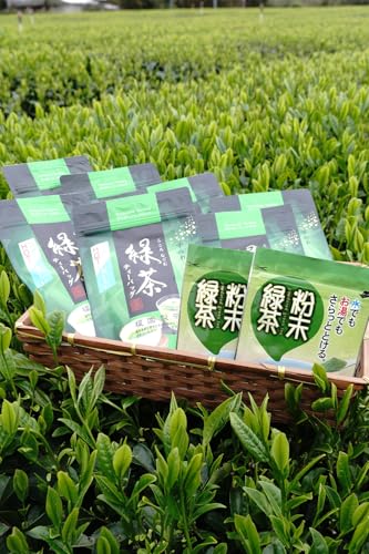 世献 榎園製茶 お手軽 煎茶 セット 国産 九州産 鹿児島県産 日本茶 茶葉 緑茶 詰め合わせ[入金確認後、1ヶ月以内に発送]
