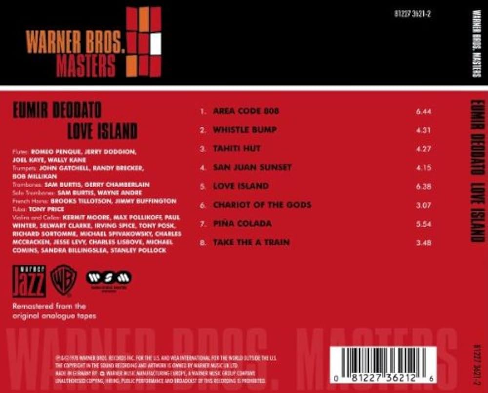 Eumir Deodato Love  見本盤 Eumir Deodato Love 見本盤 Eumir Deodato Love 見本盤 Deodato