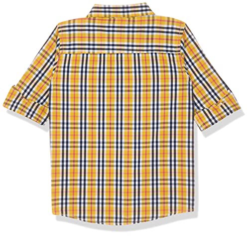 Image of Amazon Brand - Jam & Honey Boys 100% Cotton Printed Regular Fit Long Sleeve Shirt