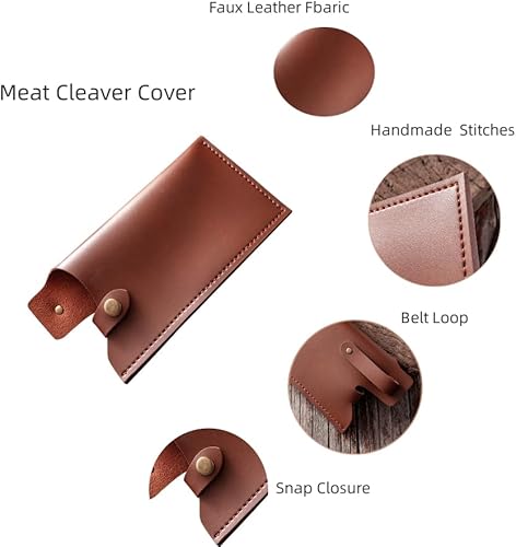 Miniatura 3 de Funda para cuchillos, Funda para cuchillo de carne, Funda universal para cuchillo de carnicero de cocina, Protector de bordes de cuchillo de chef,